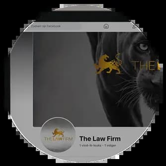 Logo van The Law Firm, juridisch kantoor gespecialiseerd in digitale rechtshulp en AI-ondersteunde dienstverlening.