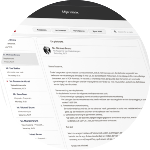 Binnen 24 uur: Dossier gestart, geen tijdverlies